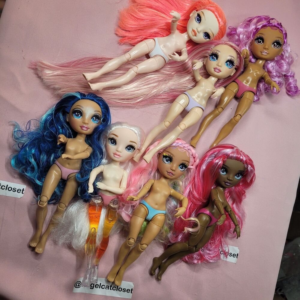 Rainbow High Doll Lot OOAK Custom Reroot Bella Fashion Doll Barbie Collector Toy